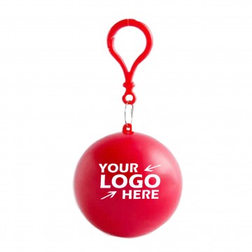 Raincoat Ball with Key Chain